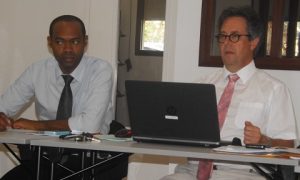 Abdallah Houssamoudine, le directeur du CDG976 et Jean-Paul Huby DGS en Ille-et-Vilaine