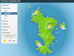 Les prévisions de météo France pour ce dimanche 27 septembre dans l'après-midi