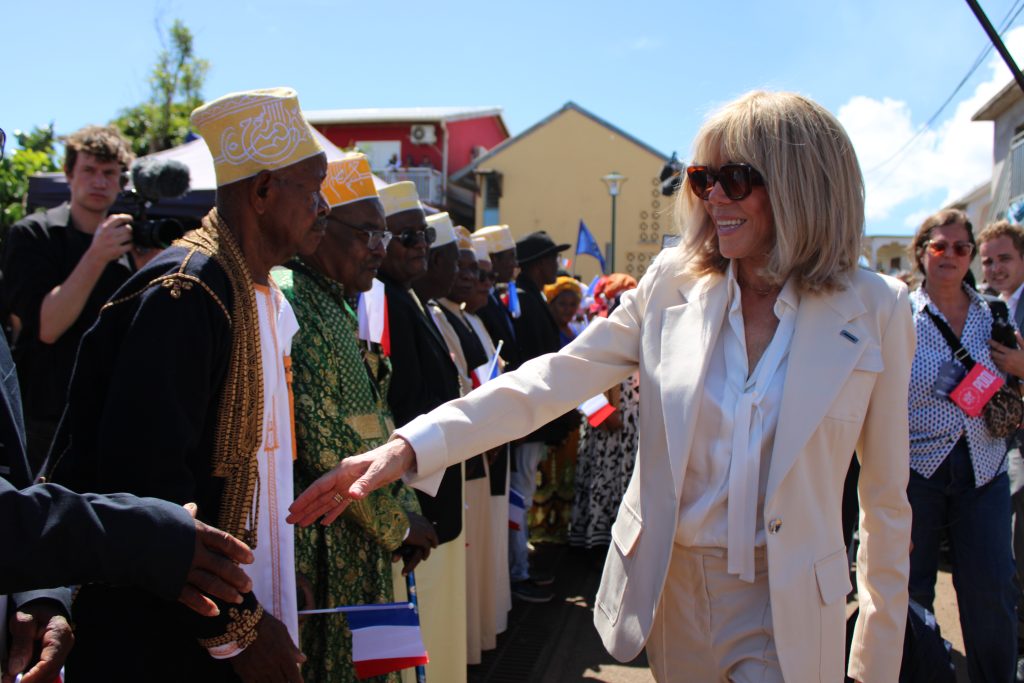 VO, visite officielle, Mayotte, Emmanuel Macron, Brigitte Macron, Tsingoni,