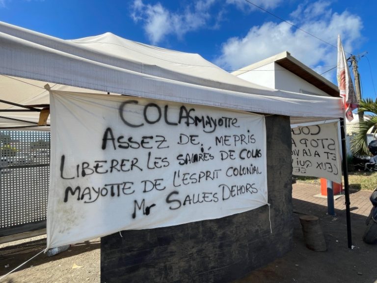 Grève, Colas, CGT, Mayotte