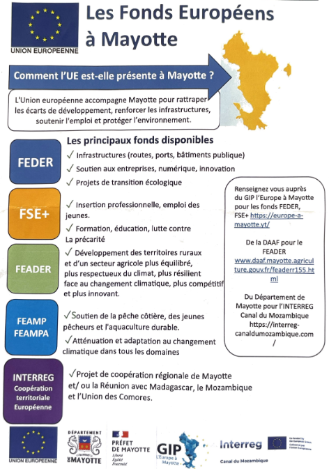 Mois de l'Europe, union européenne, fonds européens, identité, Conseil départemental, Mayotte