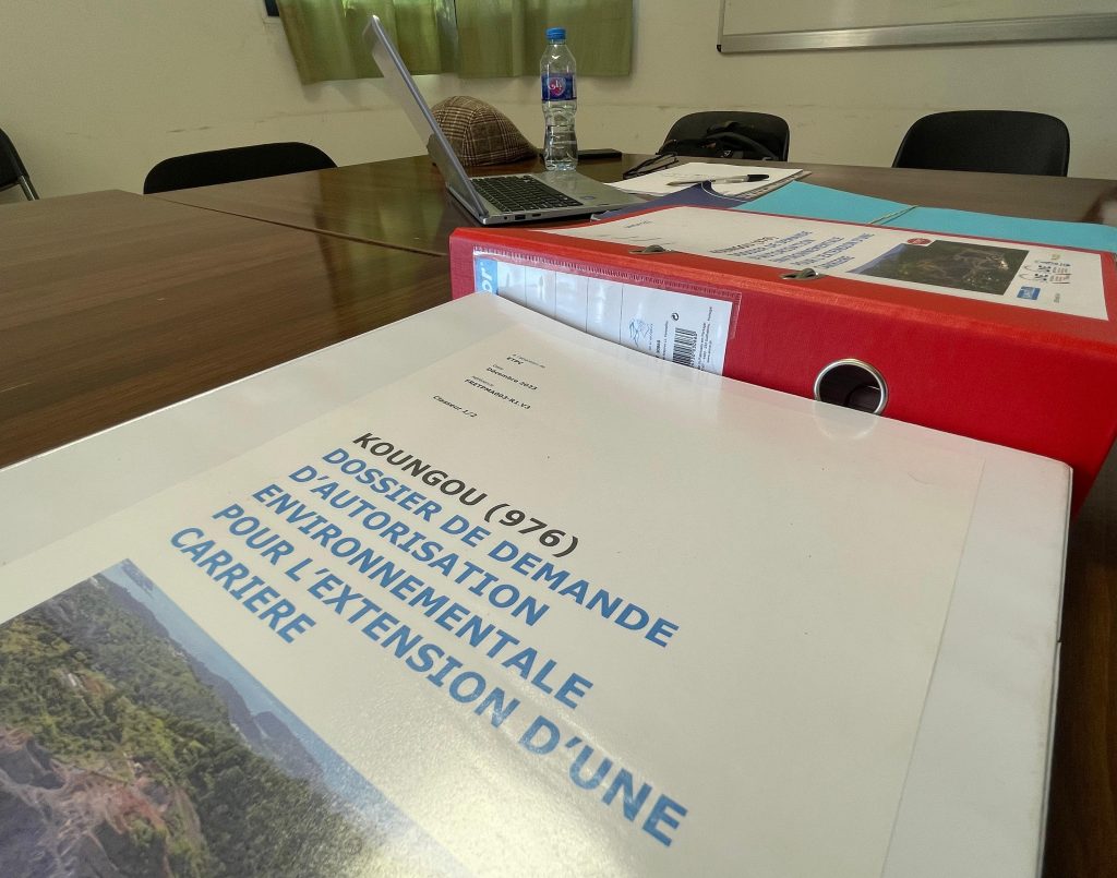 Carrière, ETPC, extension, Koungou, Mayotte