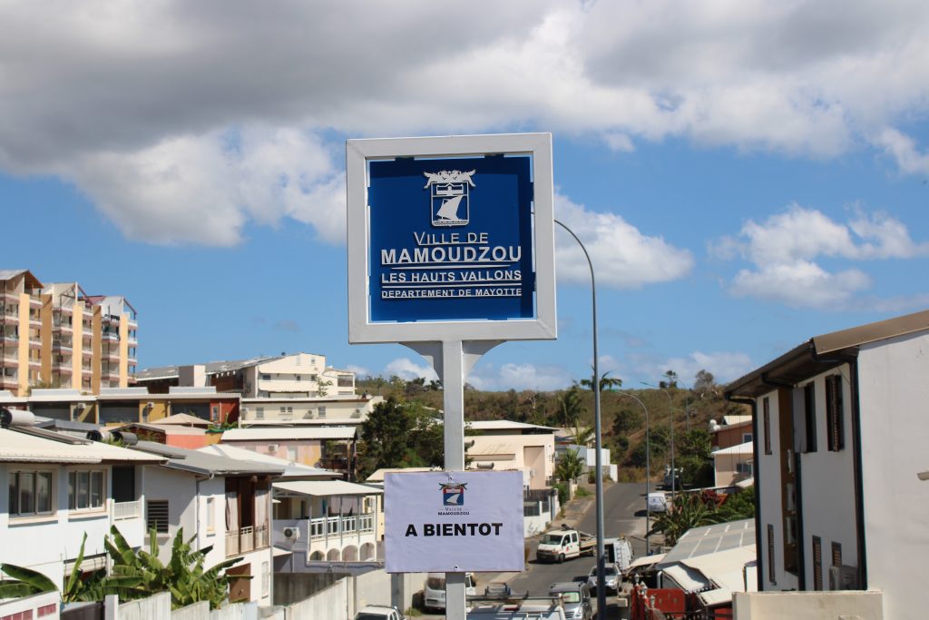 Mayotte, Ville de Mamoudzou, Hauts-Vallons, limites administratives,