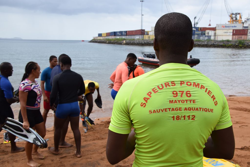 SDIS, sapeurs-pompiers, formation, nageurs sauveteurs, Mayotte