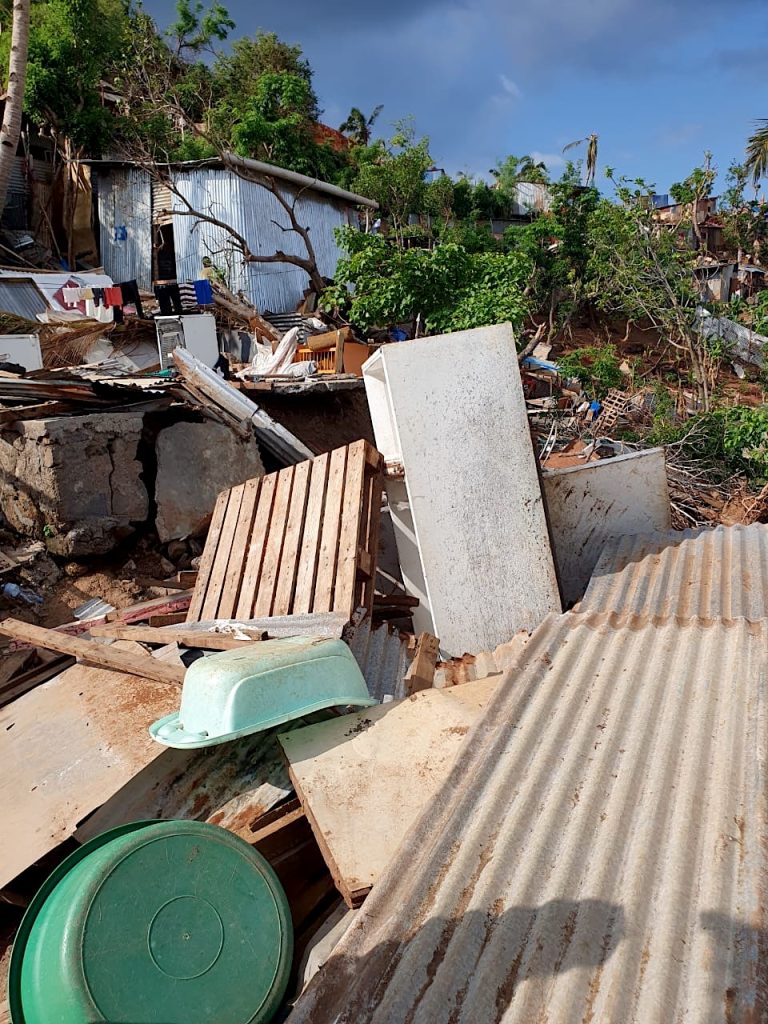 Mayotte, Chido, tôle, 