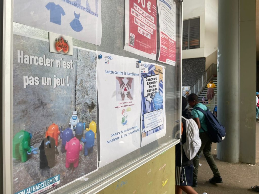 Harcèlement, sensibilisation, lutte, collège de Majicavo, Mayotte