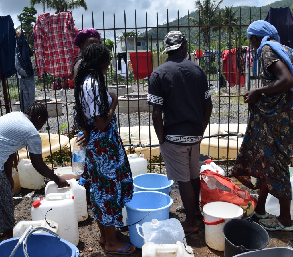Tsoundzou, camp, exilés, Coallia, Mayotte