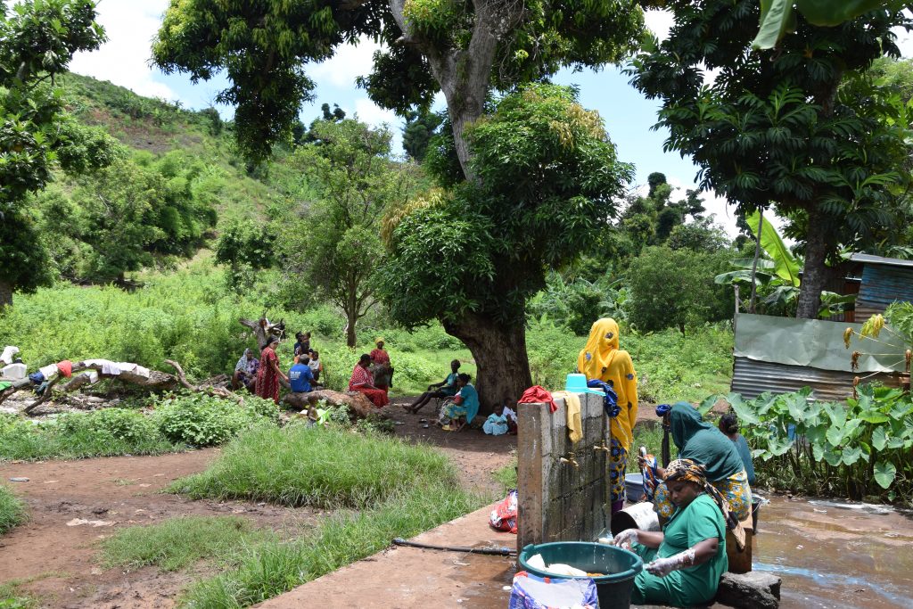 Passamaïnty, Gouloué, quartier, cases, tôle, Mayotte