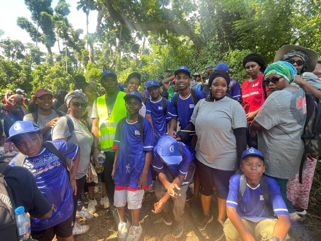 Randonnée, inclusive, handicap, Office de Tourisme du Centre-Ouest, Ouangani, CSAM, Mlezi Maoré, Mayotte