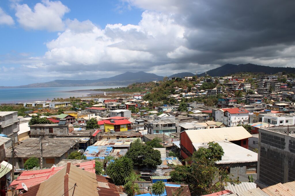 Mayotte, Mtsapéré, vue, quartier, Mamoudzou, 