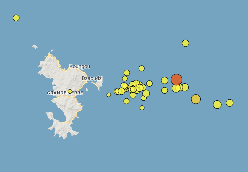 Mayotte, RENASS, séisme, volcan, Fani Maoré,
