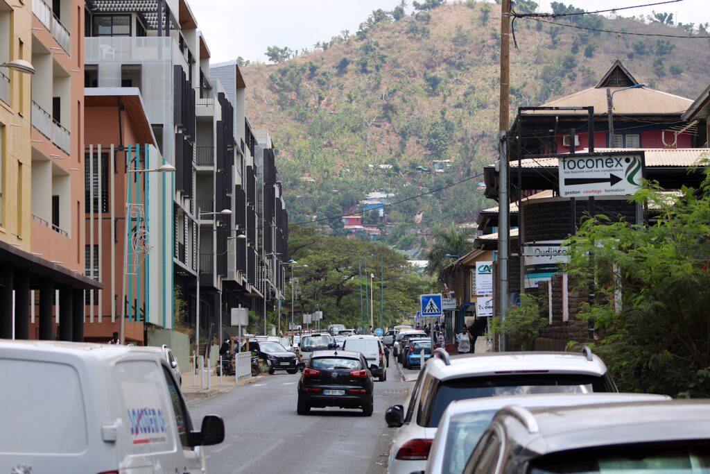 Mayotte, habitation, maison, constructions, Mamoudzou, ville, 