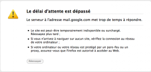Connexion internet interrompue sur une grande partie du réseau