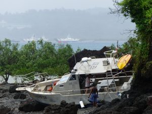 Le bateau de la Brigade nature est parti ? la c?te