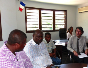 Ahmed Darouechi, Soiderdine Madi, Houmadi Ahmadi et Philippe Poulet