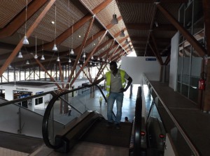Le premier escalator de Mayotte