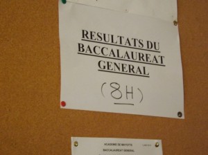 Bac résultats
