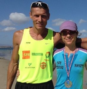 Avec son mari Sébastien