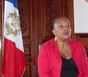Christiane Taubira à Mayotte en octobre 2014
