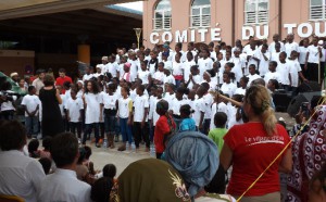 Anniversaire des droits des enfants sur la place de la République en 2014