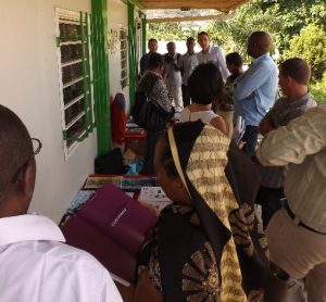 Julien Nourdin, conseiller pédagogique, présente la démarche du CDP de se rendre dans les établissements scolaires