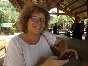 Chantal Dubos, du lycée de Coconi, organisatrice de ce 1er salon