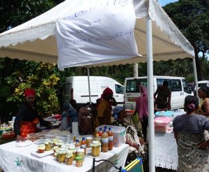 Sur le stand de la cuisine d'hier et d'aujourd'hui, on trouvait des samosas comme des crêpes bretonnes !