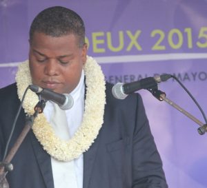 Le président du département Daniel Zaïdani