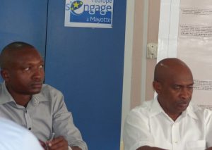 Ali Abdou, le référent ATA à la CCI, aux côtés du président Ali Hamid