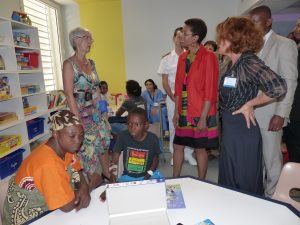 Association "Fenêtre sur la vie" au CHM, visitée par George Pau-Langevin