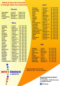 Dates tournée