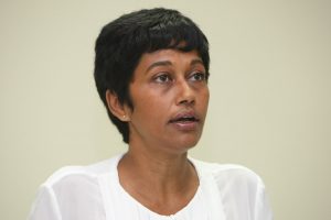 Ericka Bareigts, la députée réunionnaise qui a défendu l'amendement (crédit photos : JIR)