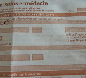 Feuille sécurité sociale