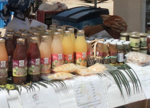 Jus fruits et confitures