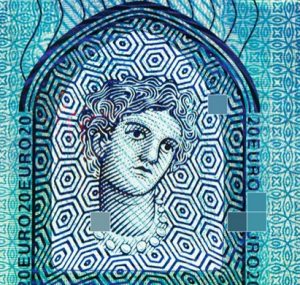 Le visage d'Europe incrusté dans le nouveau billet de 20 euros