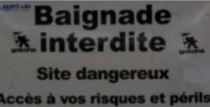 baignade interdite