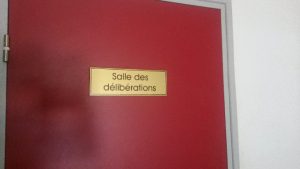 Assise salle des délibérations