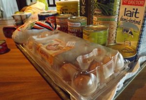 78 produits dans le panier général et 22 dans le panier "Santé"