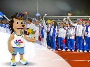 La mascotte des Jeux des îles