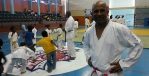 Maître Georges Hafizou venu à Mayotte pour former cadres et entraineurs