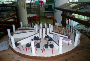 Une maquette du CDI par les 6ème