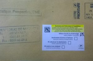 Des "npai" (n'habite pas à l'adresse indiquée) en nombre