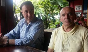 Daniel Robin et Thierry Moreau Defarges, président et directeur de Cyclamed