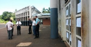 Gendarmes de Sada, Maire, 1er adjoint, principal, tous mobilisés pour restaurer la sécurité à l'intérieur et autour du collège