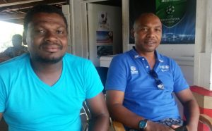 Abdou Djinakhe président de la commission sportive et Ali Abdou Hakim président de la CRO de Mayotte