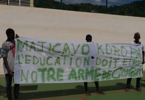 Interpellation d'un quartier "rival": l"éducation est notre arme de combat"