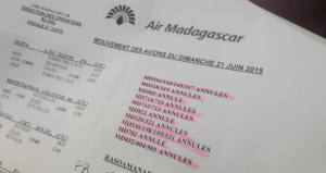 Tous les vols intérieurs annulés ce dimanche 21 juin
