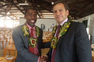 Noussoura Soulaimana et Patrick Karam le 30 juin 2015