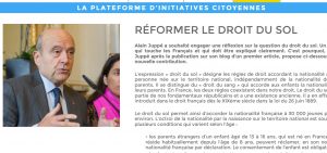 Capture d'écran du site de soutien à Alain Juppé à la primaire pour la présidentielle