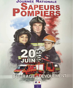 Journée nationale des sapeurs pompiers affiche